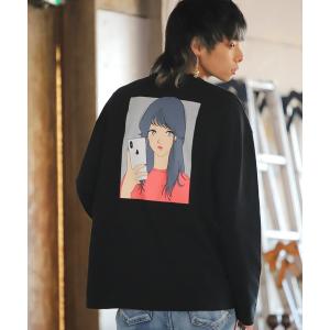 tシャツ Tシャツ USAコットン ビッグシルエット グラフィックプリントロンT