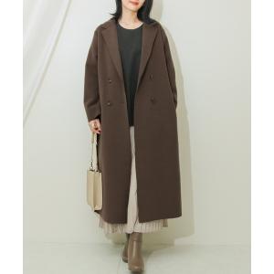 コート チェスターコート カットオフチェスターダブルロングサイドスリットオーバーサイズビッグシルエットコート