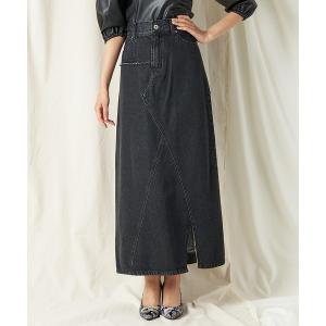 デニム ロングスカート レディースセットアップ の商品一覧 オールインワン セットアップ ファッション 通販 Yahoo ショッピング