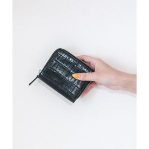 二つ折り 二つ折り財布 財布 HK VIVIAMO ビビアモ セレクト クロコダイルレザーラウンド財布 レディース メンズ