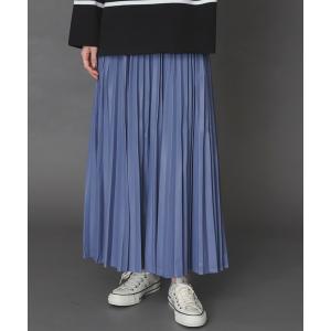 スカート フェイクレザープリーツスカート