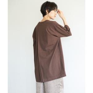 tシャツ Tシャツ バックスリットカットチュニック ＊