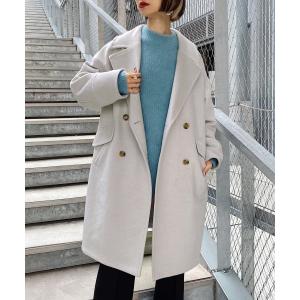 コート チェスターコート ウールコクーンチェスターコート