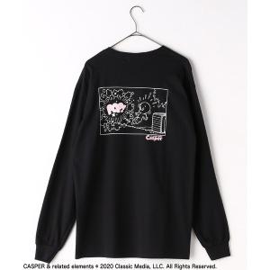 tシャツ Tシャツ LONG SLEEVE TEE キャスパー/ロングスリーブティーキャスパー(バックプリントロンT、ビッグシルエットトップス)