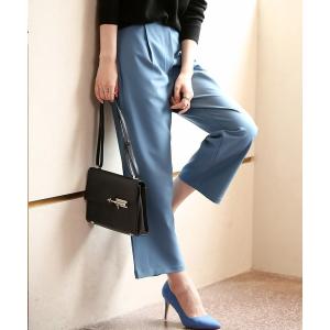 パンツ チノパン ストレートワイドパンツ レディース