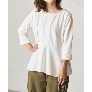 tシャツ Tシャツ ポンチペプラムTEE