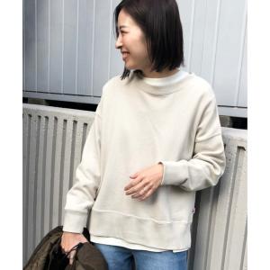スウェット 【WEB限定】《USAコットン》ハイツイストスウェットビッグクルーネックプルオーバー