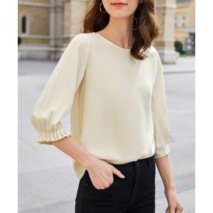 シャツ ブラウス 七分袖ブラウス