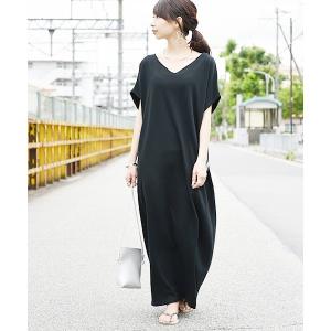 ワンピース BeコルテVネックワンマイルロングワンピース