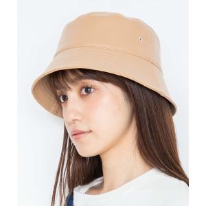 帽子 ハット WEGO/フェイクレザーバケットハット レディース