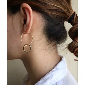 ピアス aussi/オッスィー/数量限定　Brass hoop 2wayピアス(ニッケルフリー) レディース