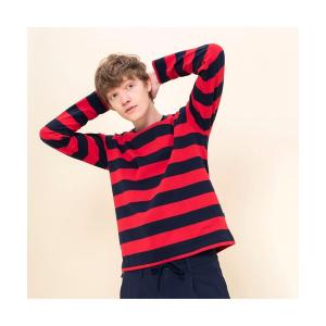 tシャツ Tシャツ ルッセ ストライプ L/S T