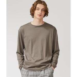 tシャツ Tシャツ 【STUDIOUS】クルーネックロングスリーブTシャツ