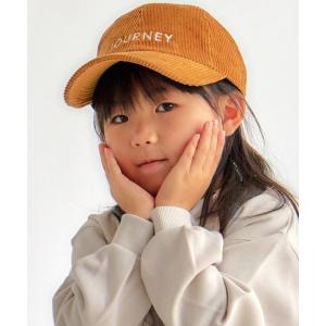 帽子 キャップ コーデュロイ刺繍CAP