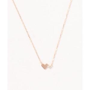 con affetto ネックレス K18ダイヤホースシューネックレス レディース