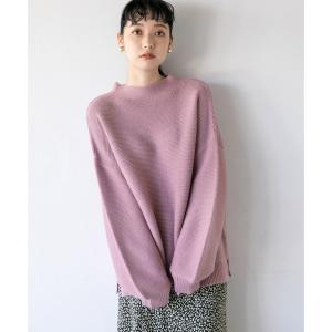 ニット ５Ｇガーターボトルネックプルオーバー　897273