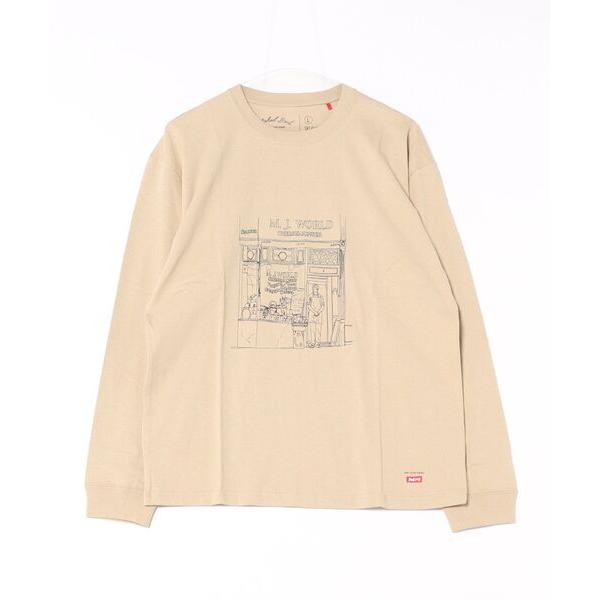 tシャツ 「Naked Rust and other POEMS」手書きプリント　長袖カットソー メ...