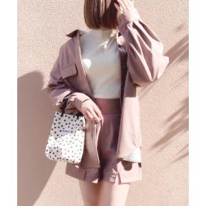 ジャケット ブルゾン 《setupにも》フェイクレザーCPOジャケット