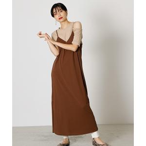 ワンピース BACK LACE UP SET ONEPIECE/バックレースアップセットワンピース レディース