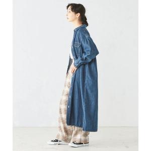 ワンピース シャツワンピース Lee/リー　ロングデニムシャツ