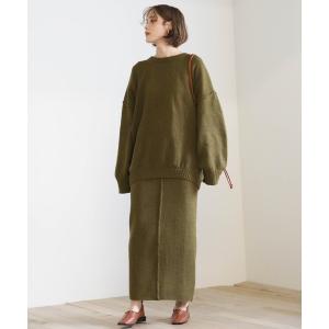 セットアップ バックギャザーニットセットアップ