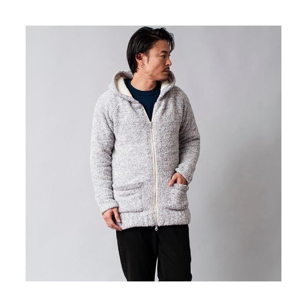 パーカー 「NO ID.」P Mole Yarn Knit Zip Parka / P モール ヤー...