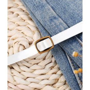 ベルト 「本革」スクエアバックルノンホールタイベルト