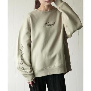 スウェット 【別注・コラボ】ZIP FIVE × KANGOL　 プリント刺繍ビッグシルエットクルーネックスウェット トレーナー()