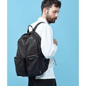 デイバック リュック 「撥水レザー」ウォータープルーフ ライトレザー