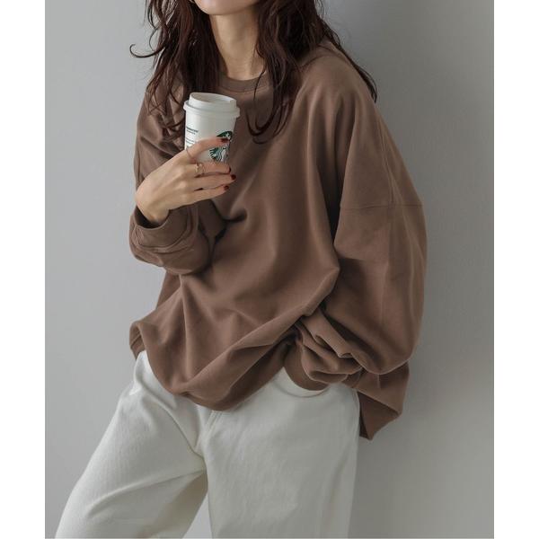 トレーナー スウェット 裏起毛BIGシルエットスウェット レディース