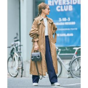 パンツ デニム ジーンズ ハイウエストワイドデニムパンツ