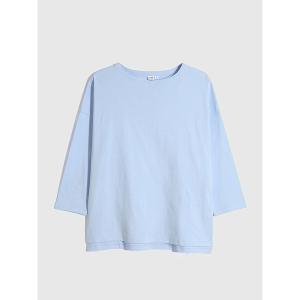 tシャツ ヘビーウェイト ボートネック チュニックtシャツ レディース