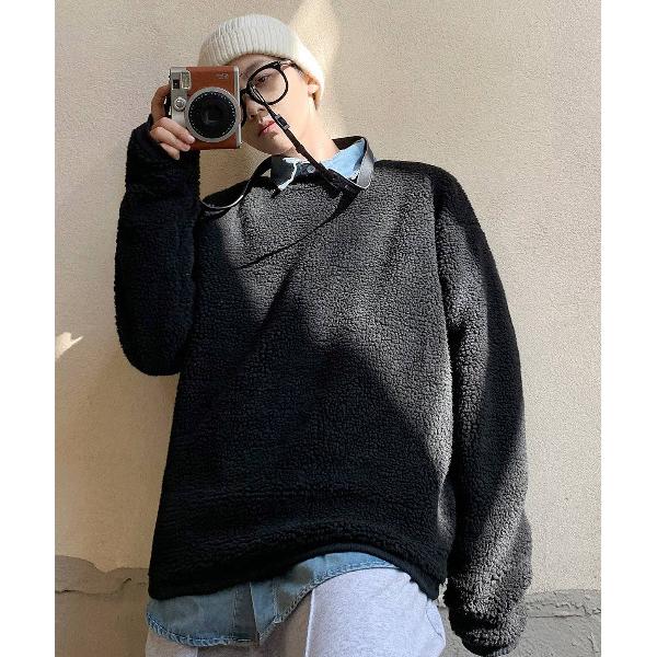 トレーナー スウェット 「neos -addictive design-」ルーズシルエット シープボ...