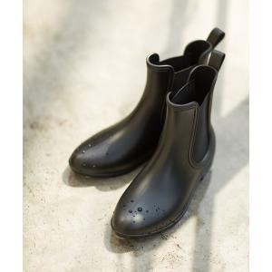 レインシューズ BMZソール入りサイドゴアブーツレインシューズ