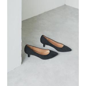パンプス フェイクスエードパンプス レディース