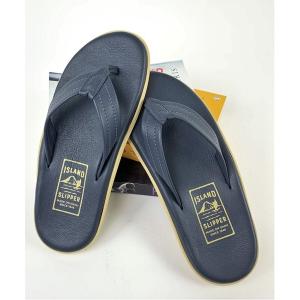 サンダル メンズ ISLAND SLIPPER / PT202/NAVY/レザーサンダル｜zozo