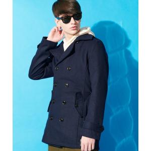 コート トレンチコート メルトンウールトレンチコート