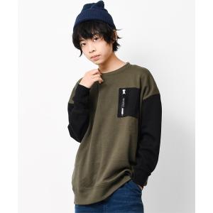 スウェット 裏起毛MA-1ビッグトレーナー
