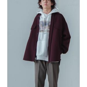 ジャケット ブルゾン WEGO/ニットメルトンCPOジャケット