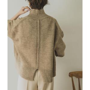 ニット タートルスクエアニット