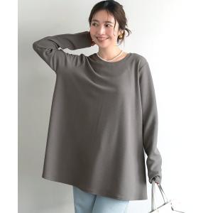 tシャツ ＼新色登場/エンボス加工Aラインフレア...の商品画像