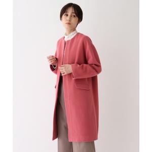 ノーカラーコート ピンクの商品一覧 通販 Yahoo ショッピング