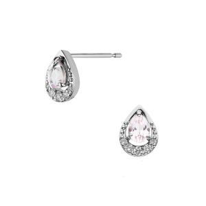 K18WG ダイヤ クロス ピアス D0.30ct×2 4.6g : 17093 : すぎ質店  