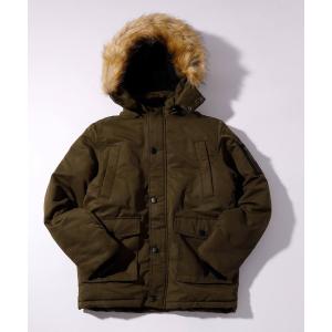 ダウン ダウンジャケット DIESELKids ＆ Junior ボア付フーディーブルゾンジャケットフード取外し可能コート