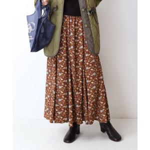 スカート フラワーデシンマーメイドスカート レディース