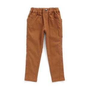 パンツ /もっとストレッチピケストレートパンツ 10分丈 キッズ