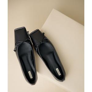 パンプス CHEMBUR/SQ FLAT STUD BALLET