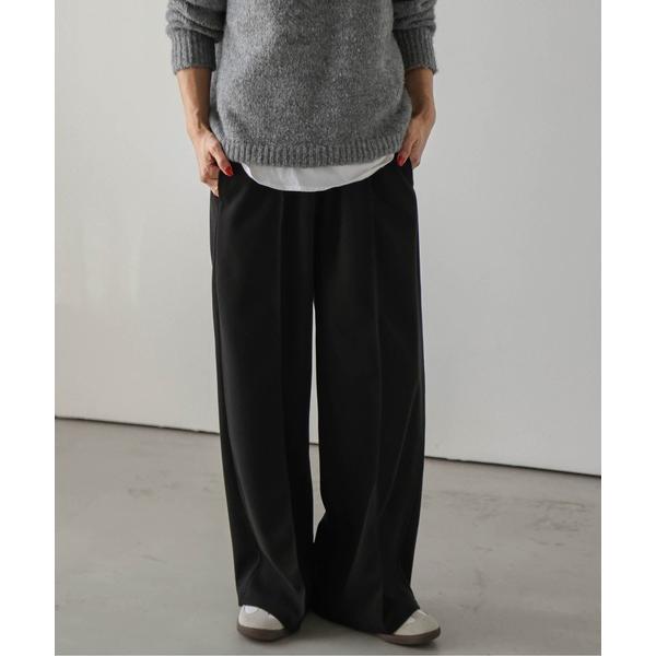 パンツ ウールライクワイドパンツ レディース