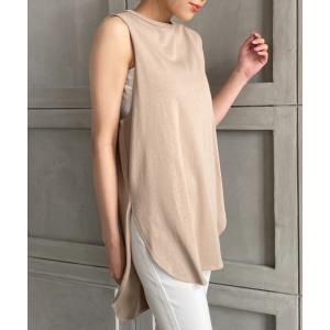tシャツ Tシャツ 綿100％。USAコットンラウンドへムノースリーブtee