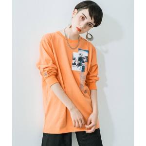 tシャツ Tシャツ Mark Gonzales/マークゴンザレス  Happy Poem プリント オーバーサイズ長袖TEE｜zozo